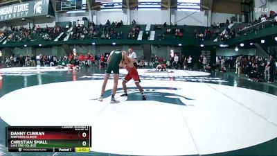 141 lbs Champ. Round 1 - Christian Small, Lake Erie College vs Danny Curran, Northern Illinois