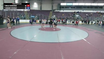 131 lbs Cons. Semi - Bella Sowards, Sacred Heart vs Lindsey Rywolt, Bridgeport