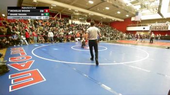 134 lbs Champ. Round 2 - Shane Takara, Irvington vs Nicholas Woods, St Helena
