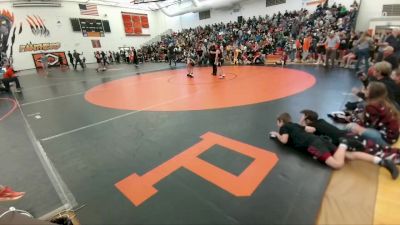78-85 lbs Quarterfinal - Mia Hanger, Riverton Middle School vs Brynlee Johnson, Worland Middle School