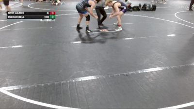 132 lbs Quarterfinal - Tucker Bell, The Storm Wrestling Center vs John Adams, Upson Lee