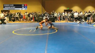 94 lbs Quarters - Connor Clark, Steller Trained vs Georgie Dipsey, Ruthless Wrestling Club