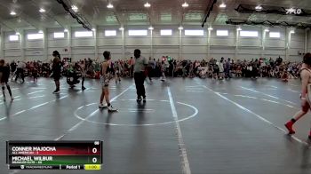 88 lbs Finals (2 Team) - Conner Majocha, All American vs Michael Wilbur, Brawler Elite