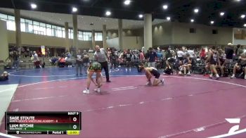 120 lbs Round 3 (6 Team) - Liam Ritchie, Wolfpack vs Sage Stoute, North Desoto Wrestling Academy