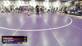 110 lbs Placement - Kaison Miller, Sudden Victory Red vs Sasha Williams, Husky WC Navy