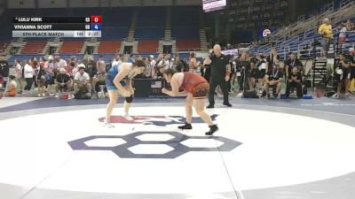 207 lbs 5th Place Match - Lulu Kirk, Kansas vs Vivianna Scott, Oregon