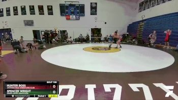 126 lbs 3rd Place Match - Hunter Boss, Jackson Hole Wrestling Club vs Spencer Wright, Green River Grapplers