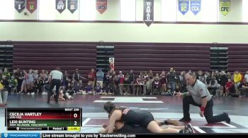 130A 1st Place Match - Lexi Bunting, West Delaware, Manchester vs Cecilia Hartley, Linn-Mar