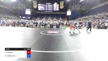 113 lbs Rnd Of 128 - Elijah Dorsey, North Carolina vs Emeric McBurney, Ohio