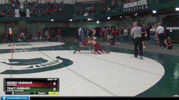 165 lbs Quarterfinal - Gerret Nijenhuis, Oklahoma vs Tracy Hubbard, Central Michigan