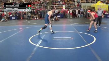 122 lbs Champ. Round 2 - Russell Milliken, Nelsonville-York vs Brennan Fraley, Hilliard Bradley