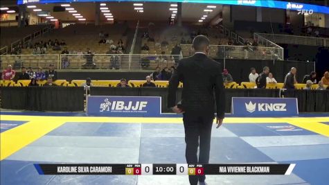 Nia Vivienne Blackman vs Karoline Silva Caramori 2025 Pan Jiu Jitsu IBJJF Championship