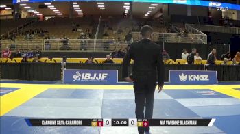 Nia Vivienne Blackman vs Karoline Silva Caramori 2025 Pan Jiu Jitsu IBJJF Championship