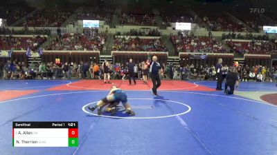 109 lbs Semifinal - Alexis Allen, Spokane Wrestling vs Nevaeh Therrien, Sandpoint Legacy Wrestling Clu