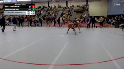 184 lbs Champ. Round 2 - Riley Livingston, Northland vs Brenden Heying, Saint Cloud State