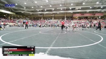 52 lbs Cons. Round 3 - Knox Eck, Brawlers vs Neko Edwards, Maize WC