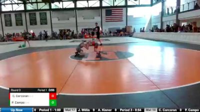 75-82 lbs Round 3 - Christian Corcoran, Lincoln Way Wrestling Club vs Pippino Campo, King Select