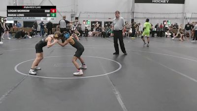 56 lbs Round 5 (6 Team) - Makai Long, Diamond State Inferno vs Logan Morrow, Brawler Elite