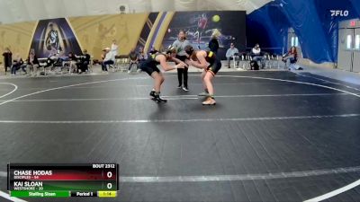 140 lbs Round 3 - Kai Sloan, Westshore vs Chase Hodas, Disciples