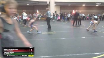 75 lbs Semifinal - Bennett Davis, Untouchables vs Jace Beaston, Ares