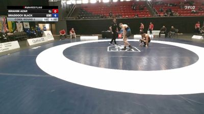 71kg Cons. Round 3 - Ibrahim Azar, C.L.I.C vs Braddock Slack, Kingston Combat Wrestling Club