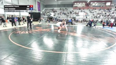 72 kg Cons. Rd Of 32 - Alexandra Peato, Argo Wrestling Club vs Mira Sonnen, Columbia University