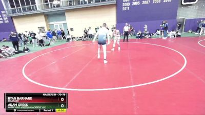 70-78 lbs Quarterfinal - Adam Gress, Aggressive Wrestling Academy LLC vs Ryan Barnard, Colorado