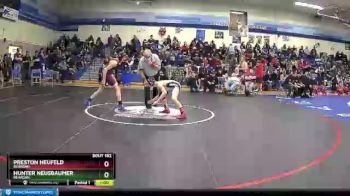106 lbs Cons. Semi - Hunter Neusbaumer, Reardan vs Preston Neufeld, Reardan