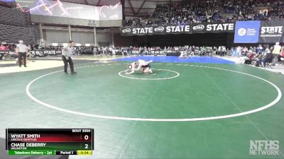 3A 144 lbs Cons. Round 2 - Chase Deberry, Arlington vs Wyatt Smith, Lincoln (Seattle)