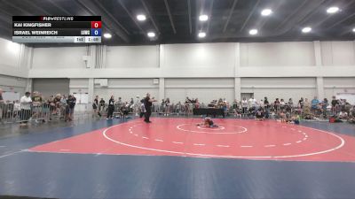 49 lbs Quarters - Kai Kingfisher vs Israel Weinreich, Level Up Wrestling Center