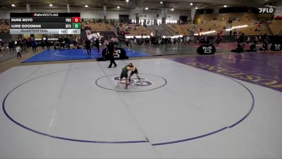60 lbs Quarterfinal - Luke Goodman, Minion Training Center vs Duke Boyd, Patriot Wrestling Club