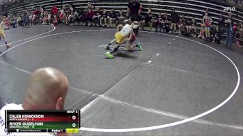 70 lbs Quarterfinals (8 Team) - Ryker Gugelman, Nebraska Maize vs Caleb Konickson, North Dakota 2