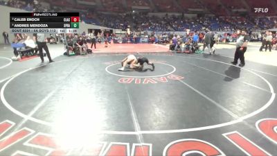 6A Boys 113 lbs 3rd Place Match - Caleb Enoch, Clackamas Boys vs Andres Mendoza, Sprague Boys