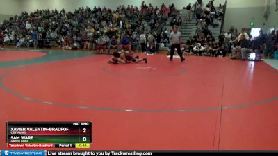 285 lbs Cons. Round 5 - Sam Ware, North Fork vs Xavier Valentin-Bradford, Centaurus