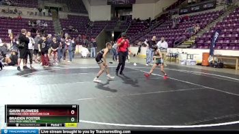 71 lbs 3rd Place Match - Gavin Flowers, Wrecking Crew Wrestling Club vs Braiden Foster, Gold Rush Wrestling