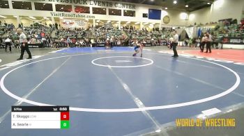 57 lbs Consi Of 8 #2 - Tristen Skaggs, Lewis Academy vs Alaina Searle, Illinois Valley Youth Wrestling