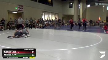 120 lbs Round 1 (32 Team) - Ryan Dietrick, Young Guns- Nashville vs Michael Klein, Assassins Pink