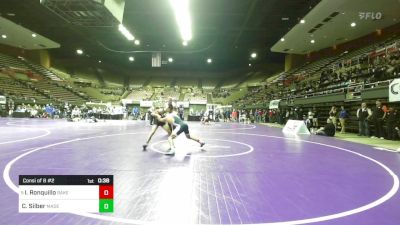 128 lbs Consi Of 8 #2 - Isaac Ronquillo, Bakersfield vs Cameron Silber, Madera