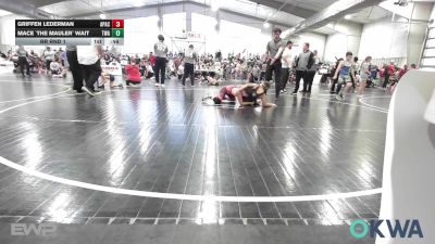 105 lbs Rr Rnd 1 - Griffen Lederman, Apache Youth Wrestling vs Mace `The Mauler` Wait, Terminator Wrestling Academy
