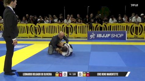 Eric Rene Marentette vs Leonardo Delgado De Oliveira 2025 Pan IBJJF Jiu-Jitsu No-Gi Championship