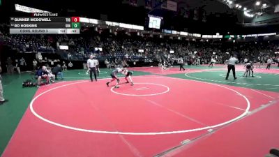 114 lbs Cons. Round 3 - Gunner McDowell, TBG1 vs Bo Hoskins, Unattached