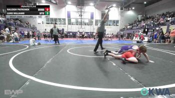 110 lbs Rr Rnd 1 - Raleigh Patronek, Skiatook Youth Wrestling vs Luke Williams, Mannford Pirate Youth Wrestling