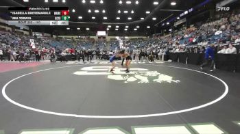 100 lbs Cons. Round 2 - Mia Toraya, Kansas City - Turner HS vs Isabella Brotemarkle, Wichita-Kapaun Mt.Carmel Hs