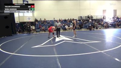141 lbs Quarterfinal - Shea Dawson, San Francisco State vs Tallon Chambers, Cal Poly Humbolt