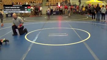 72 lbs 3rd Place Match - Wyatt Morton NE2, Neighborhood Wrestling Club vs Austyn Wilson NW3, Donahue Wrestling Academy