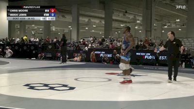 86 kg Champ. Rd Of 16 - Chris Moore, Nyac/IRTC vs Mekhi Lewis, NJRTC/ Titan Mercury Wrestling Club