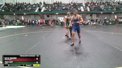 184 lbs Quarterfinal - Max Ray, Ohio vs Kyle Snider, Kent State