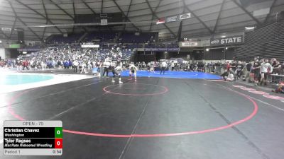 70 lbs Champ. Rd Of 16 - Christian Chavez, Washington vs Tyler Ragsac, Mat Rats Rebooted Wrestling