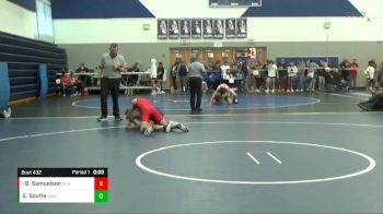 113 lbs 5th Place Match - Blake Samuelson, Olathe North vs Shayne Boutte, Manhattan