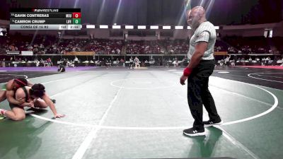 149 lbs Consi Of 16 #2 - Gavin Contreras, Michigan State vs Camron Crump, Life